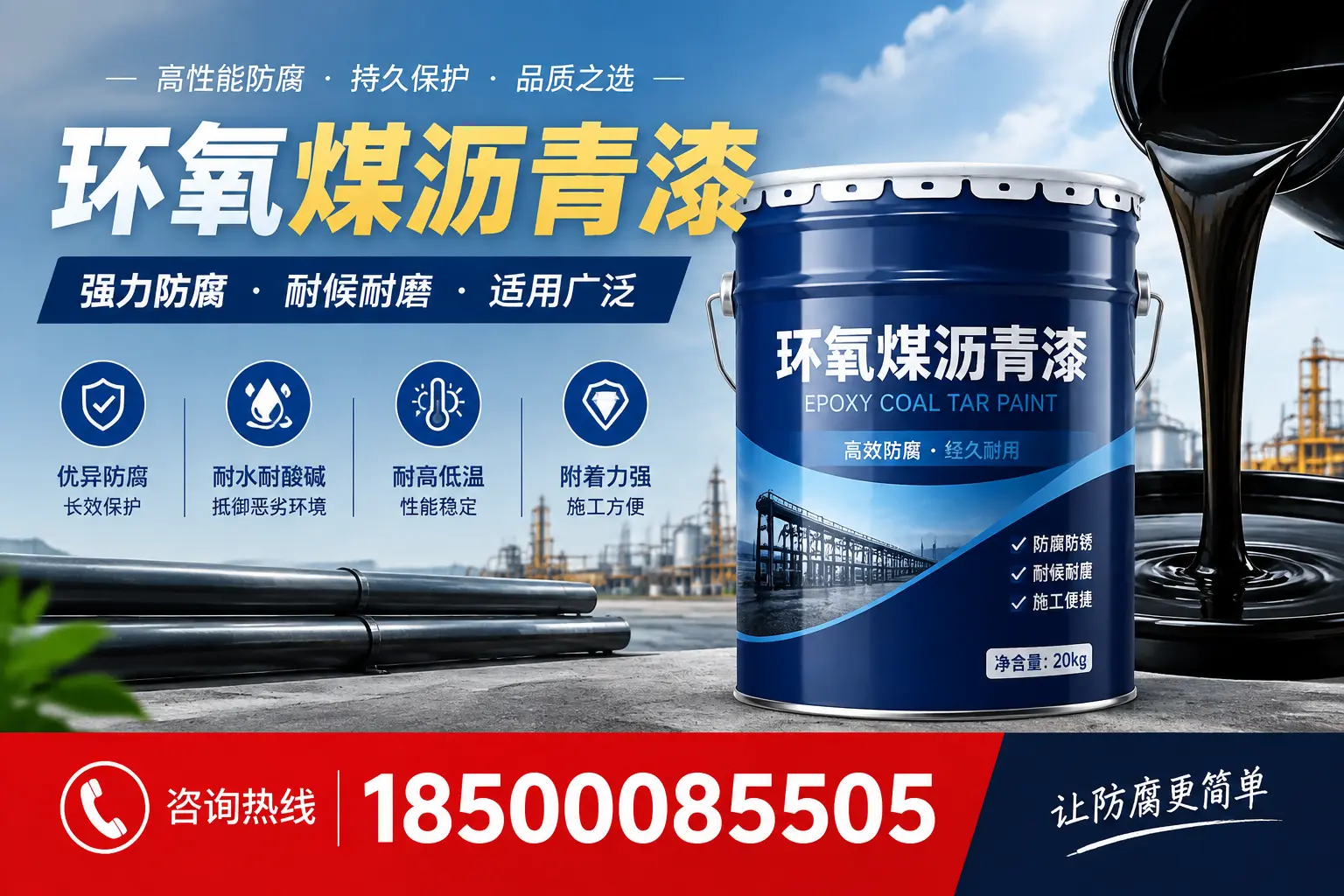 环氧煤沥青漆在不同气候条件下的表现分析,咸宁适用性